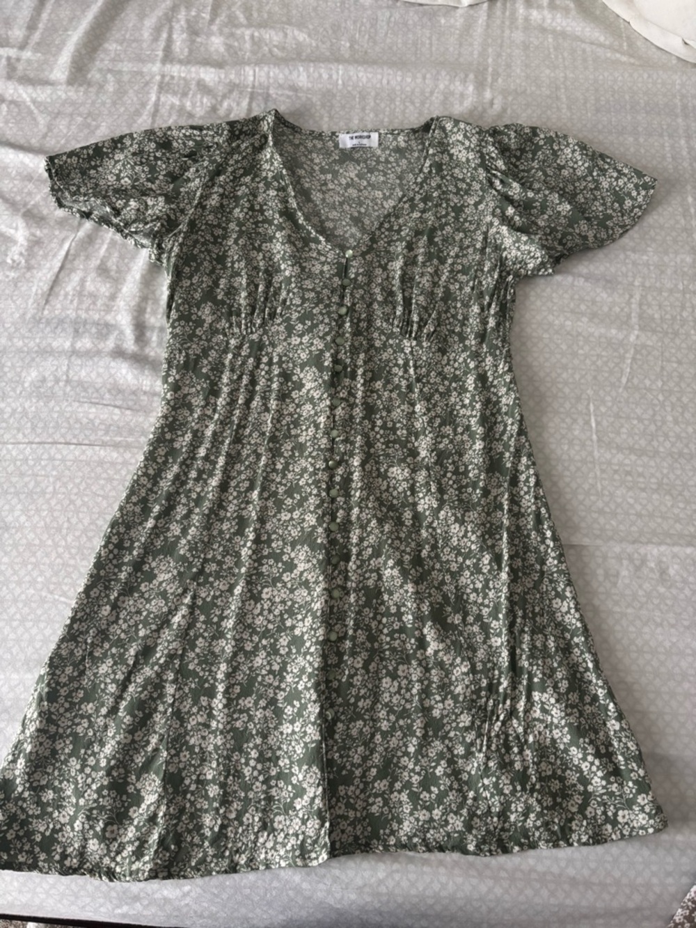 Floral Button-Front Sundress